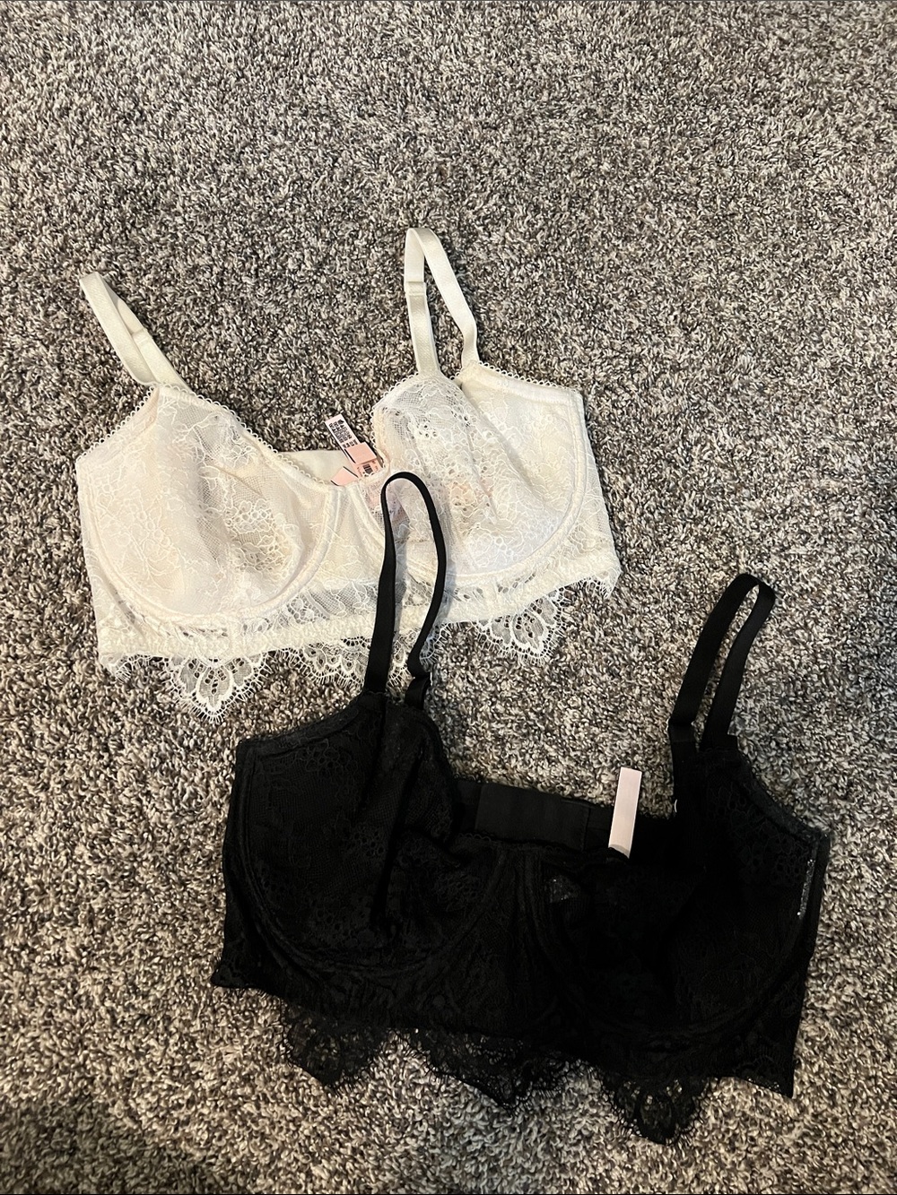 Set of 2 Victoria's Secret dream angels bush up bra